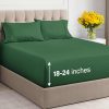 Juego de sábanas Extra Profundas para Cama -Verde Esmeralda