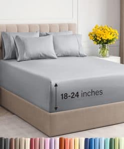 Juego de sábanas extra profunda para cama Queen - Juego de