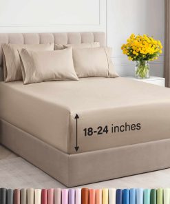 Juego de sábanas Extra Profundas Cal -Trigo