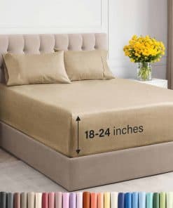 Juego de sábanas Extra Deep Twin XL - 4 Piezas