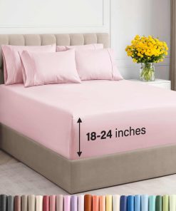 Juego de Sábanas Extra Profundas - Set de Cama de Lujo para