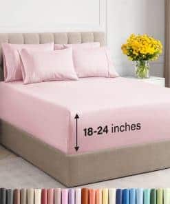 Juego de sábanas extra profundo Queen - 6 Piezas -Lavanda Ro