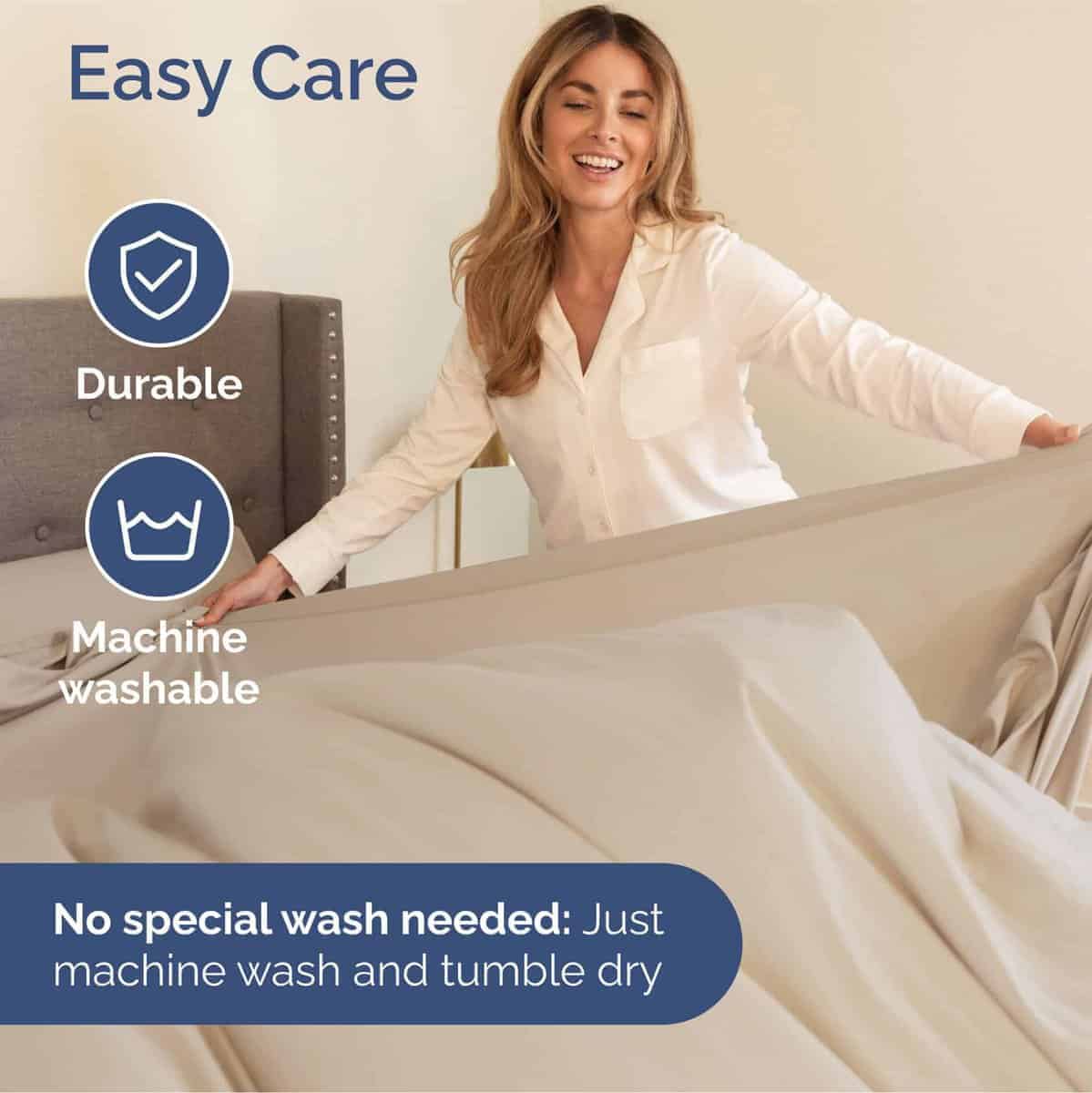 Juego de sábanas Queen Extra Profundas - 6 Piezas de - Imagen 8