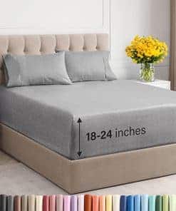 Juego de sábanas Twin XL extra profundo - 4 piezas sábanas