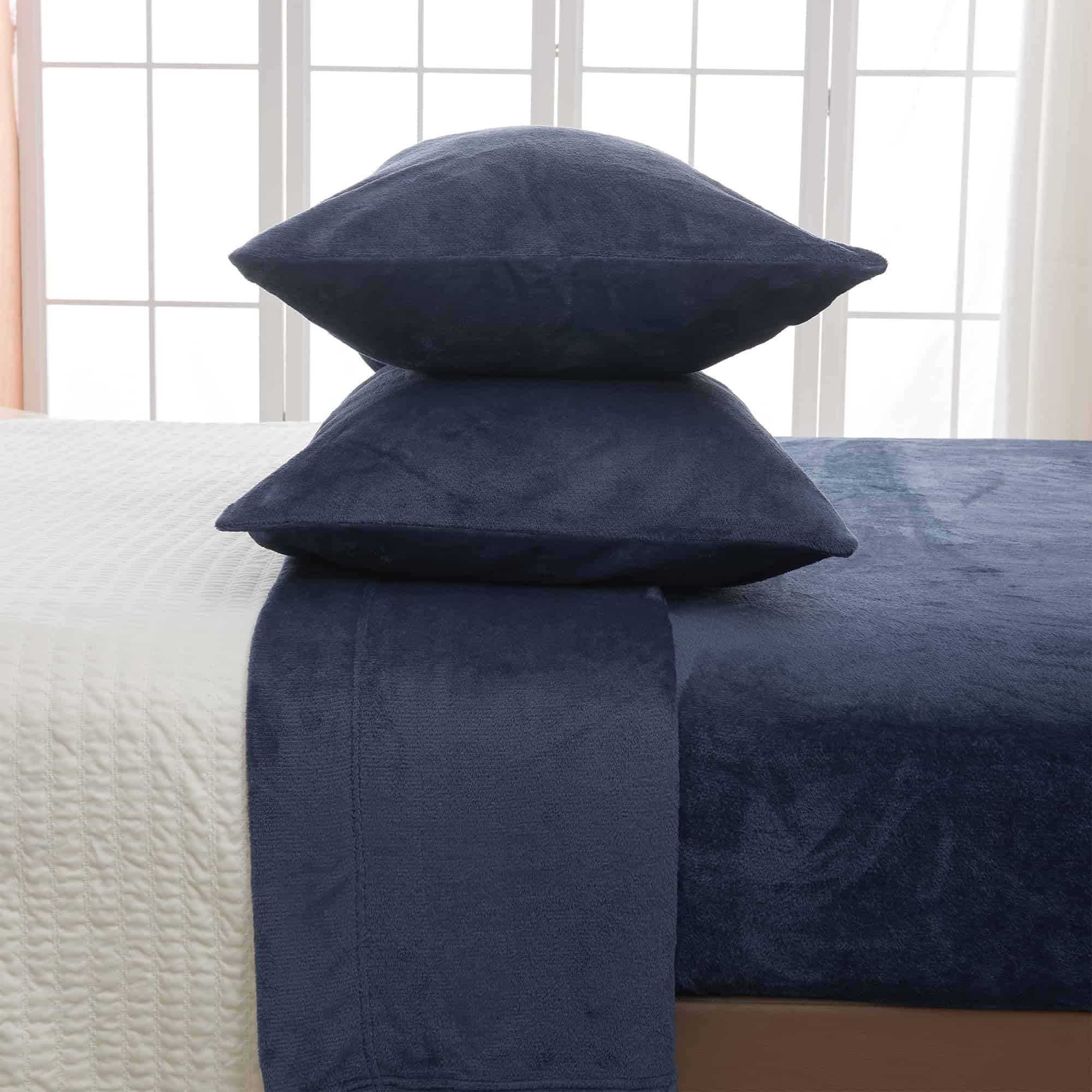 Juego de sábanas extra suaves de felpa de terciopelo para