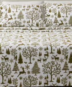 Juego de sábanas de terciopelo extra suave -Olive Enchanted