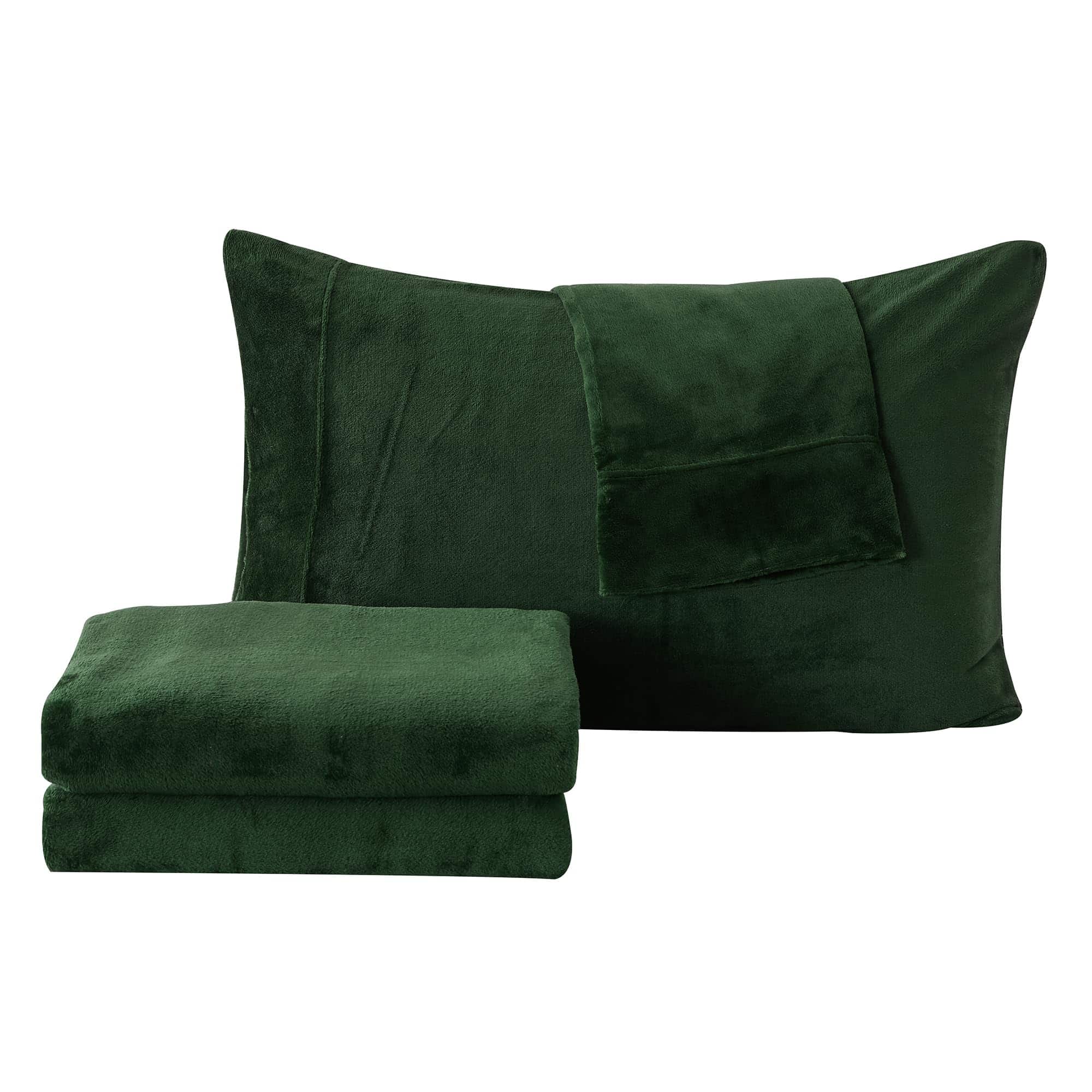 Juego de sábanas de microfelpa extra suave de -Esmeralda - Imagen 7