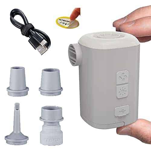 Bomba de Aire Eléctrica Nitecore AP10 con linterna, Ultra