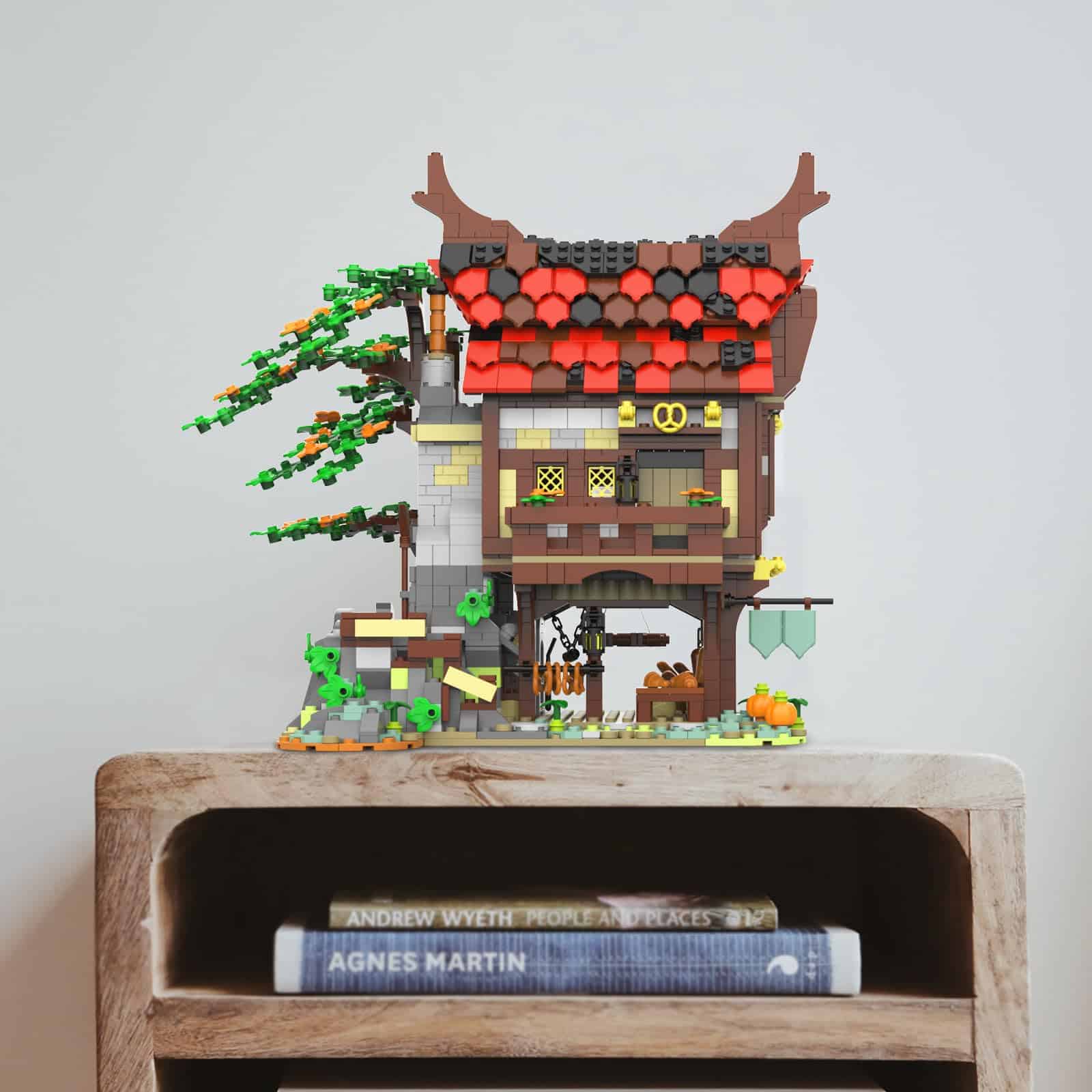 Set de construcción de panadería de la ciudad medieval - Imagen 4