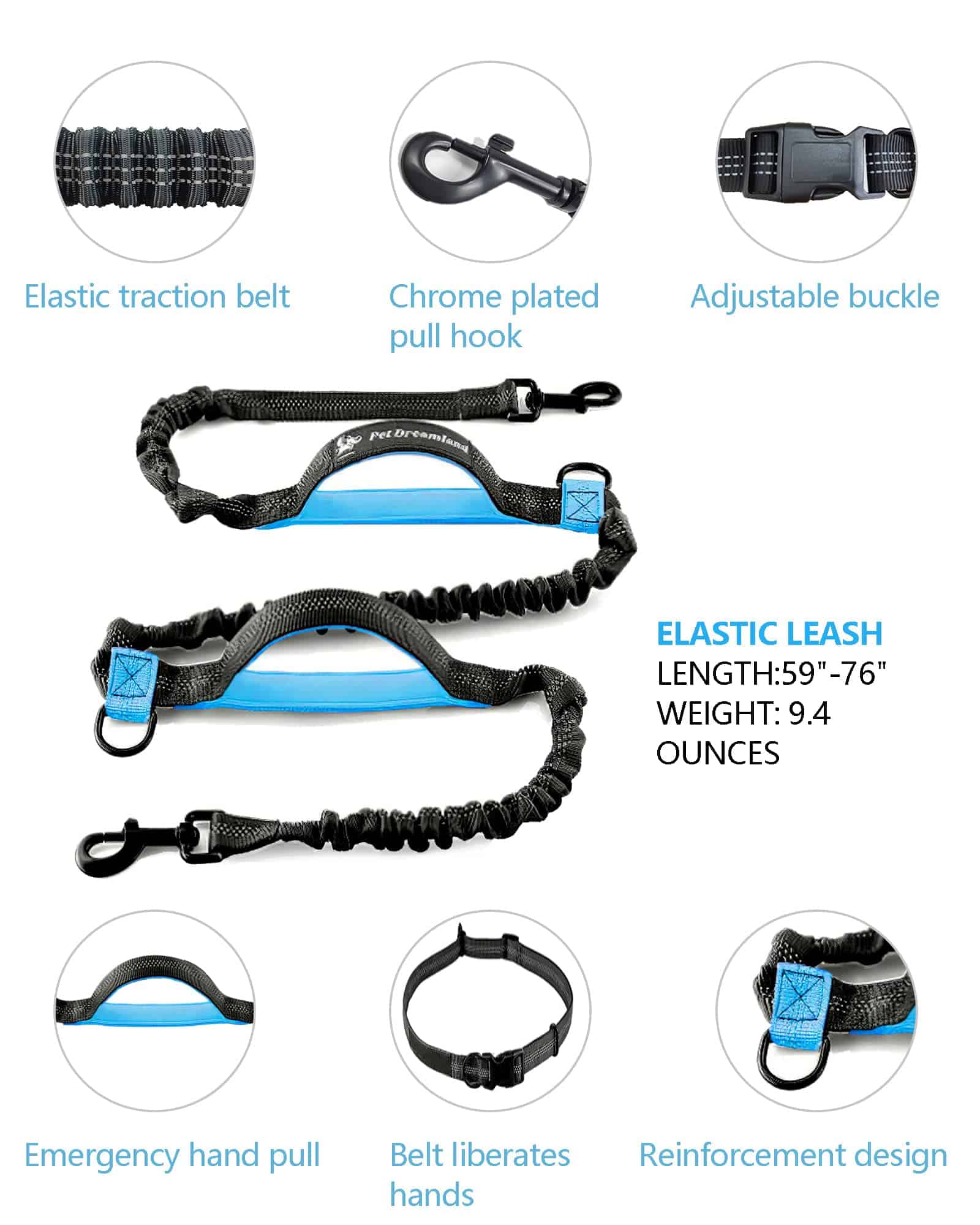 Correa de perro manos libres Correa para perro Correa para - Imagen 3