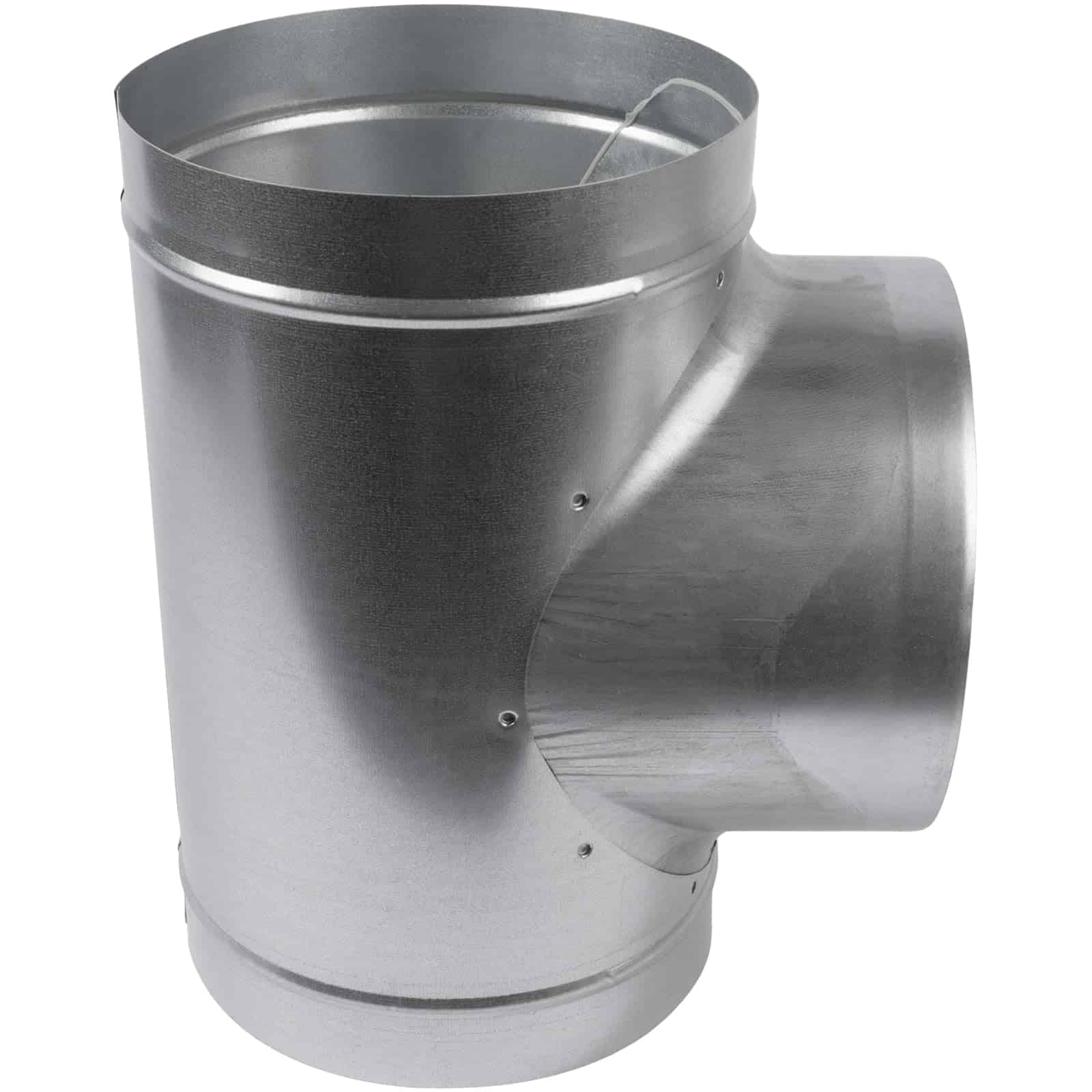 ECOPRO VENT 8" Pulgadas 3 Vías Conector de Ductos de Metal. - Imagen 4