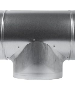 ECOPRO VENT 8" Pulgadas 3 Vías Conector de Ductos de Metal.