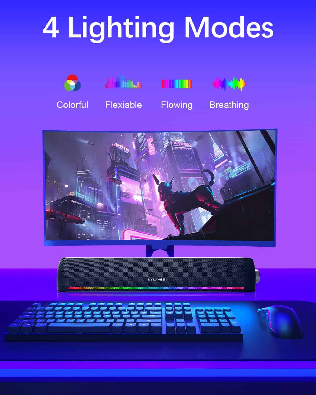 Altavoces de Computadora, Barra de Sonido de Calidad de - Imagen 4