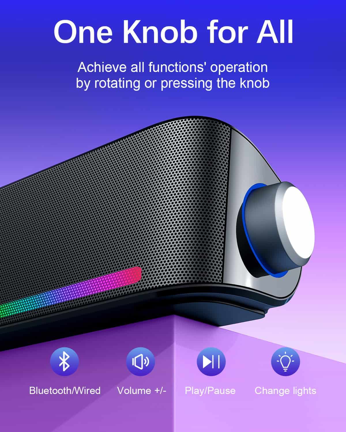 Altavoces de Computadora, Barra de Sonido de Calidad de - Imagen 6