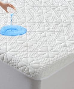 Protector de colchón impermeable tamaño King GOONIK,