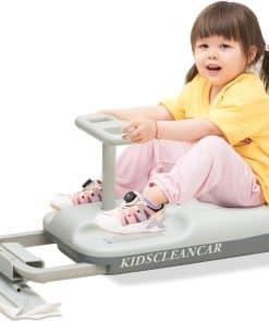 Go Kart Portátil KIDSCLEANCAR, Coche de Carreras de 12v