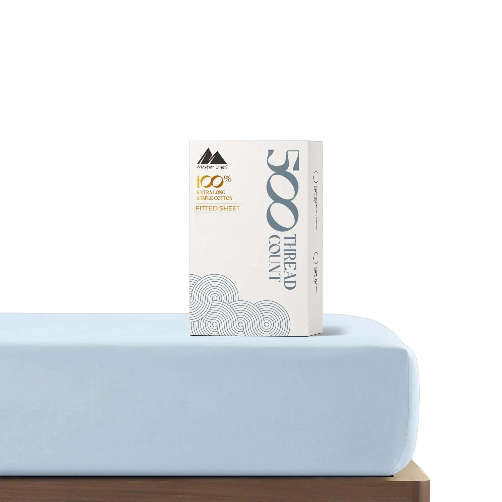 Sábana Ajustable King Size de Mayfair Linen 100% Algodón -