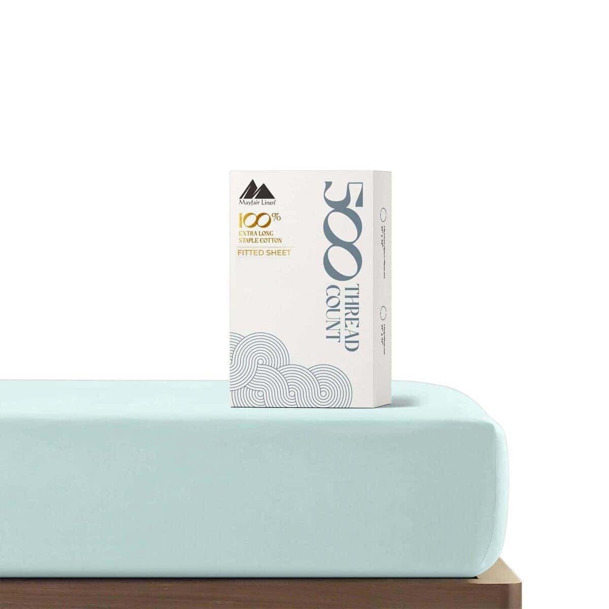 Sábana Ajustable de Algodón Mayfair 100% Tamaño King -