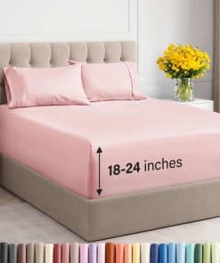 Juego de sábanas extraprofundas para cama Queen - Juego de