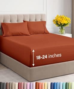 Sábanas Extra Deep Pocket California King - Juego de