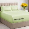 Juego de Sábanas Extra Profundas para Cama -Verde Salvia Cla