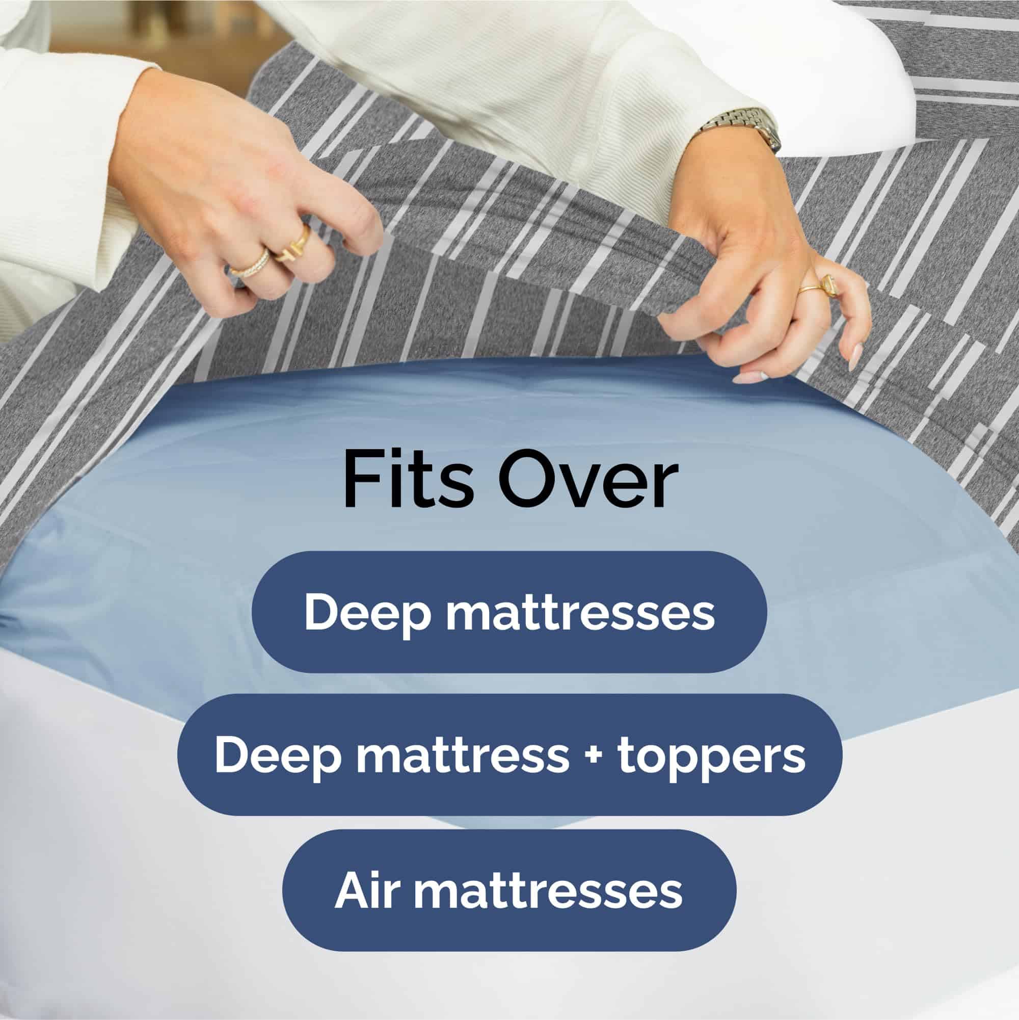 Conjunto de Sábanas Extra Deep Pocket Split King - 5 Piezas - Imagen 7