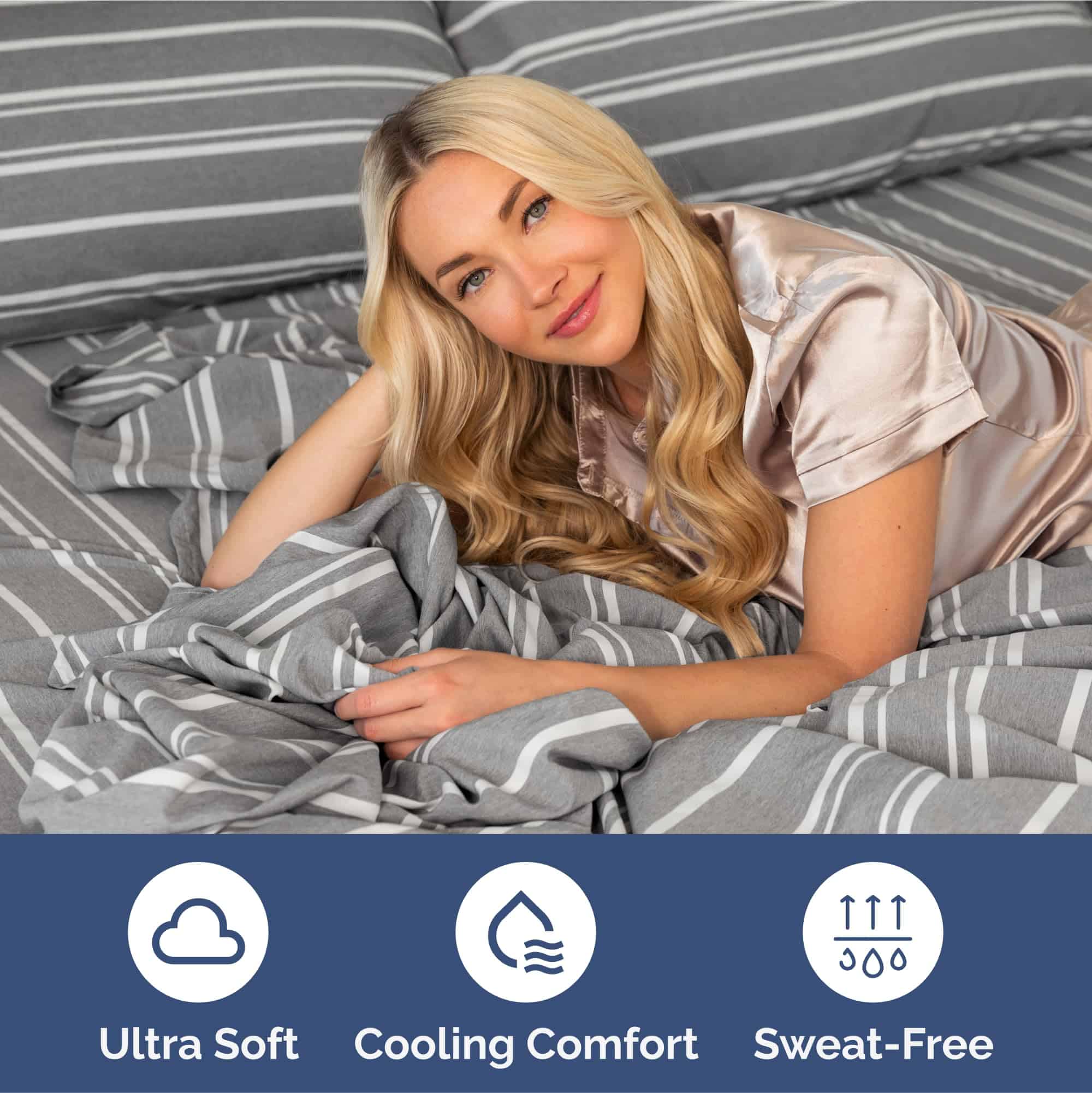 Conjunto de Sábanas Extra Deep Pocket Split King - 5 Piezas - Imagen 5