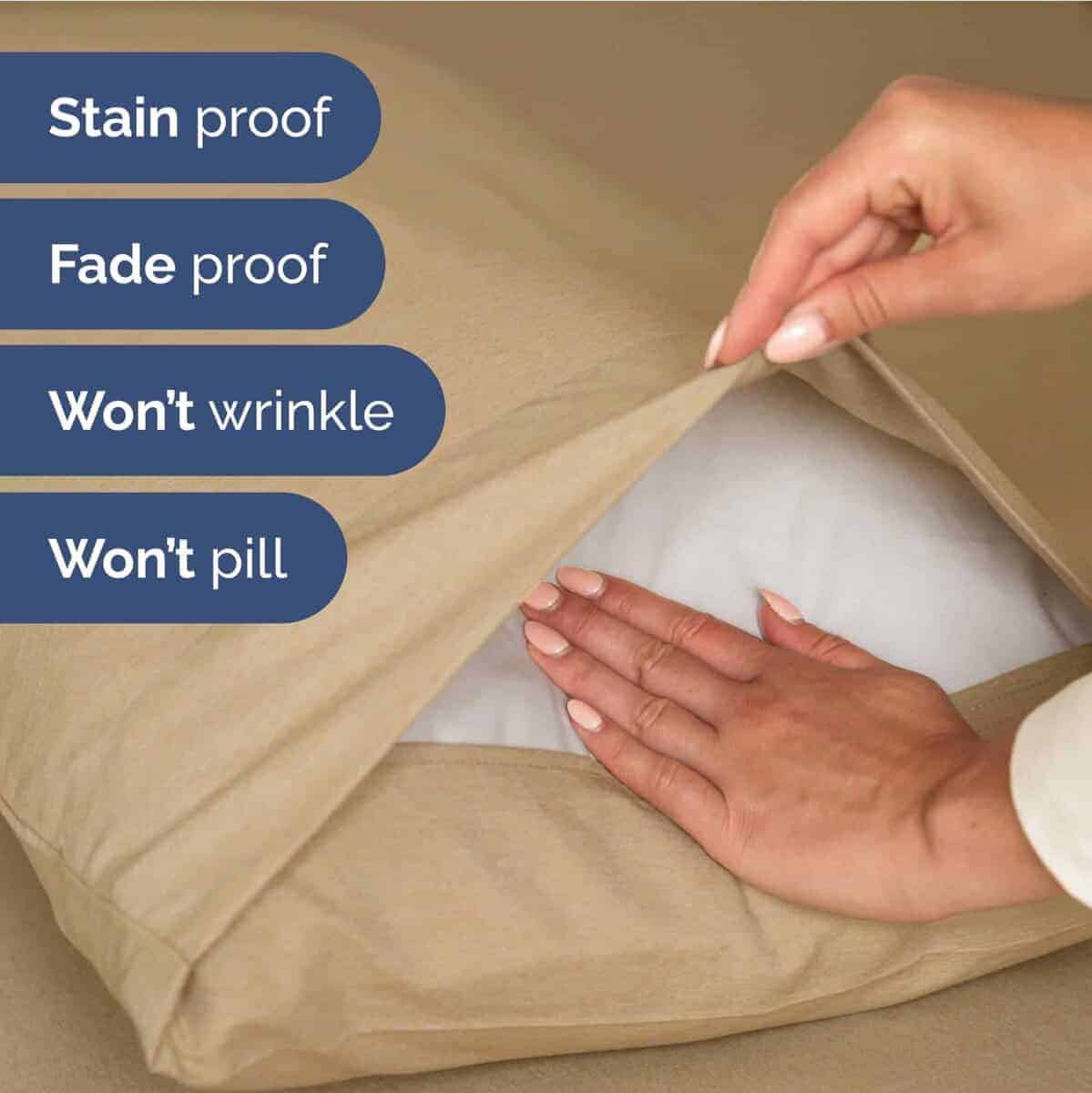 Juego de Sábanas Extra Profundas para Cama -Tan Jaspeado - Imagen 6