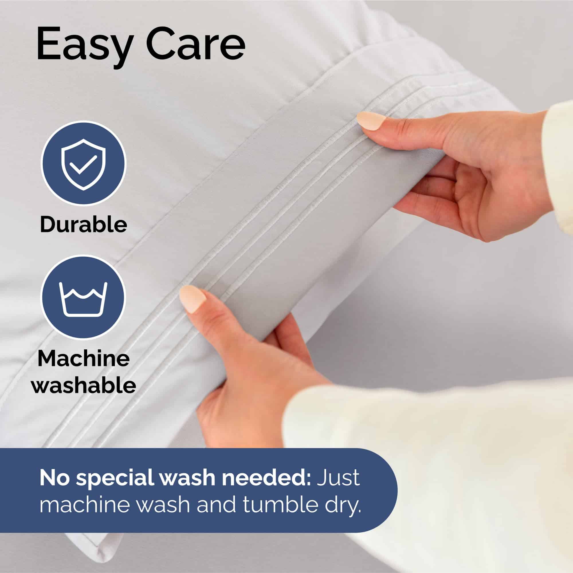 Juego de sábanas extra profundas Twin XL - 3 piezas de - Imagen 8