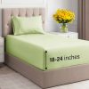 Juego de Sábanas Extra Profundas para Cama -Verde Salvia Cla