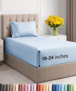 Sabanas Extra Profundas para Cama Twin - Juego de Sábanas