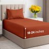 Juego de Sábanas Extra Profundas Twin -Terracota