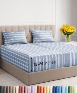 Juego de sábanas extra profundas split king - 5 piezas -