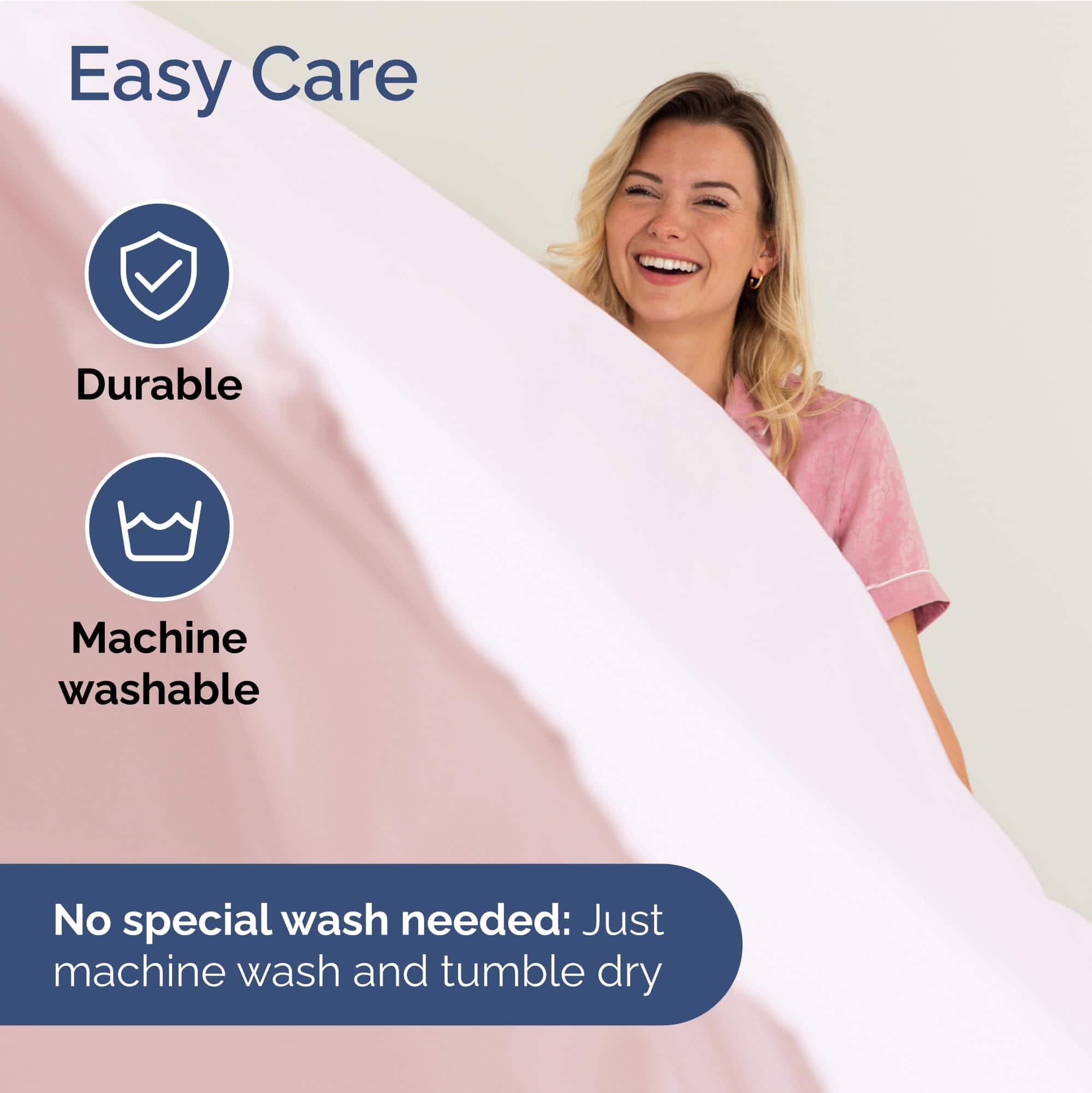 Juego de Sábanas Extra Profundas para Cama -Lila Rosa - Imagen 8