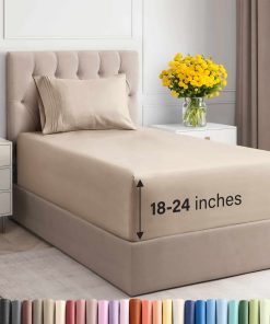 Juego de Sábanas Extra Profundas Twin -Trigo