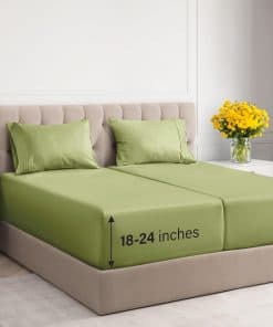 Juego de sábanas para cama Split King Extra Deep Pocket - 5