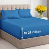 Juego de Sábanas Extra Profundas para Cama -Azul Royal