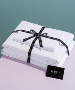 Juego de sábanas Pereti Italian Queen, Sábanas de algodón