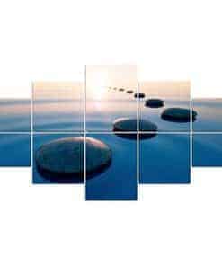 Paquete de 10 Paneles Acústicos Decorativos de Piedras del