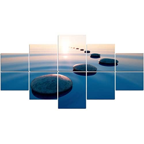 Paquete de 10 Paneles Acústicos Decorativos de Piedras del