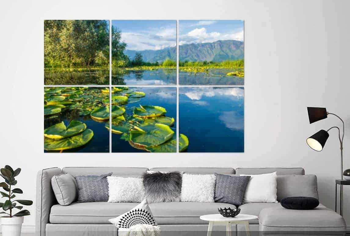 6 Pack Paneles Acústicos de Arte Plantas Acuáticas Lago - Imagen 7