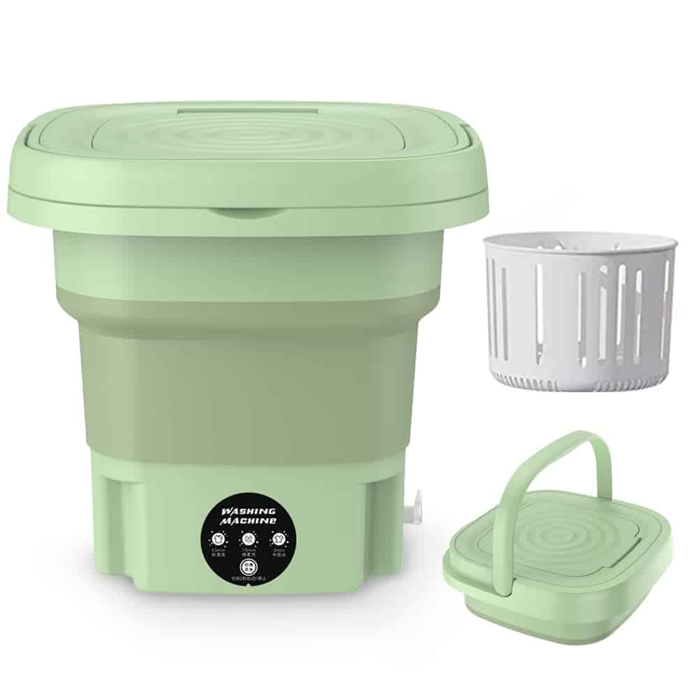 Mini Lavadora, Lavadora Plegable Ultrasónica Turbo para