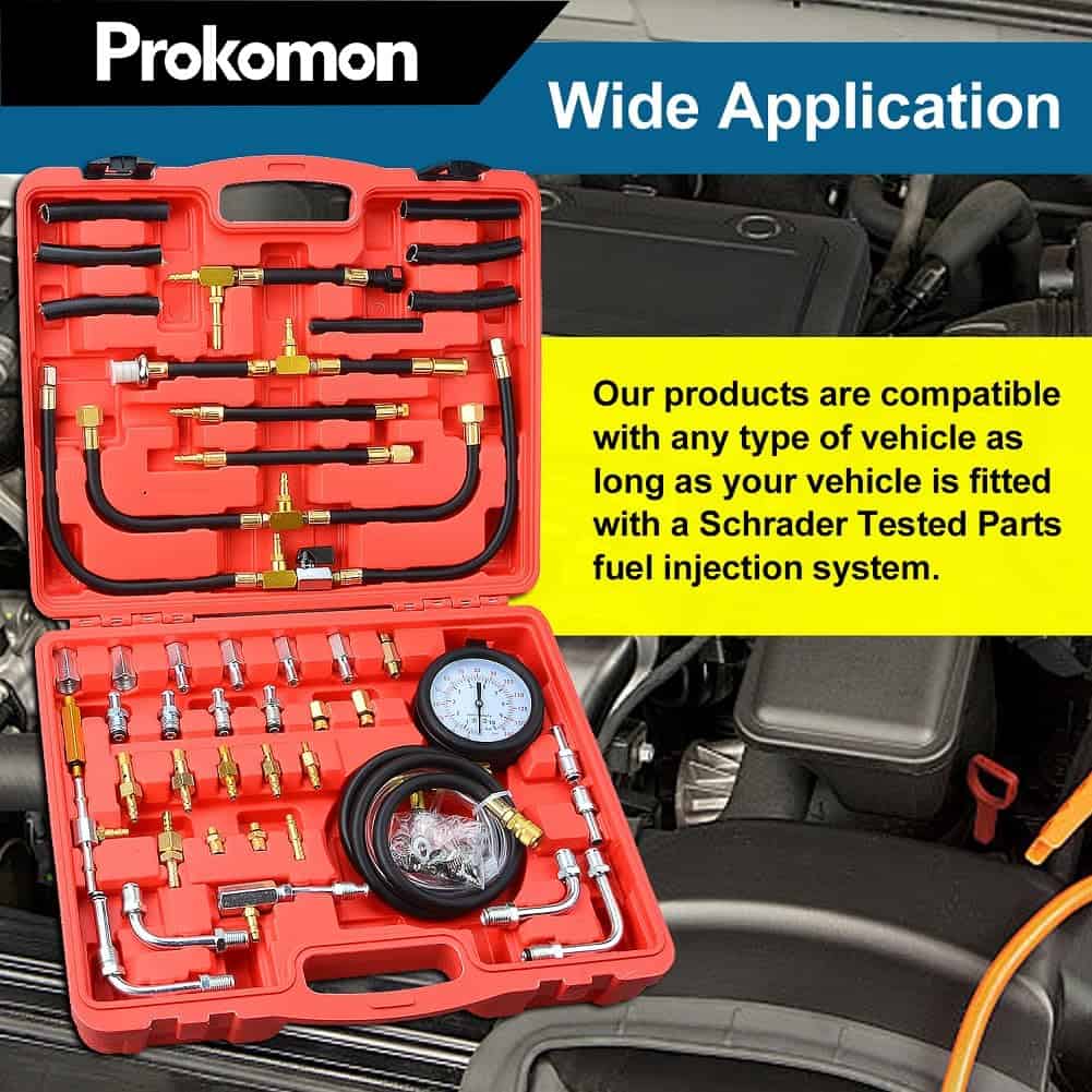 Medidor de presión de combustible Prokomon, Kit profesional - Imagen 7