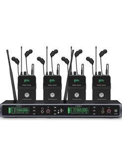 Sistema de monitor inalámbrico W IN-MIX EM200 UHF con 2