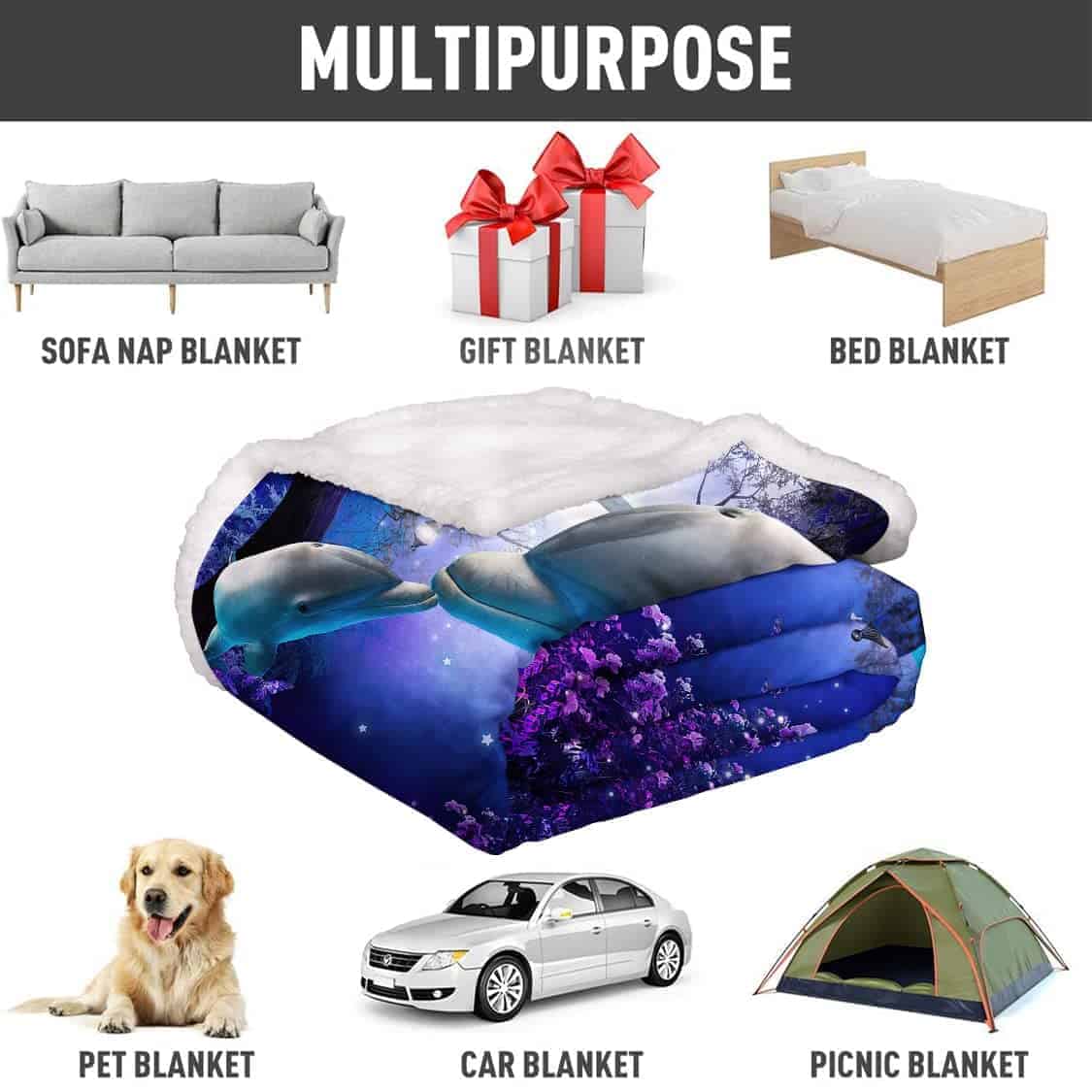 Manta de Felpa Sherpa SXCHEN para Sofá Cama Cálida Suave - Imagen 7