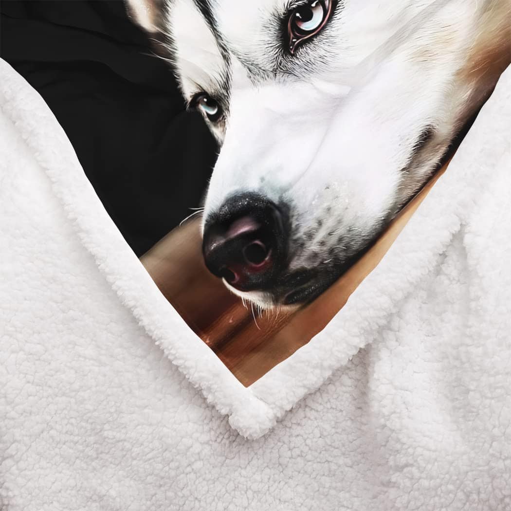 Manta de Sherpa SXCHEN para Sofá Cama Cálida -Husky - Imagen 6
