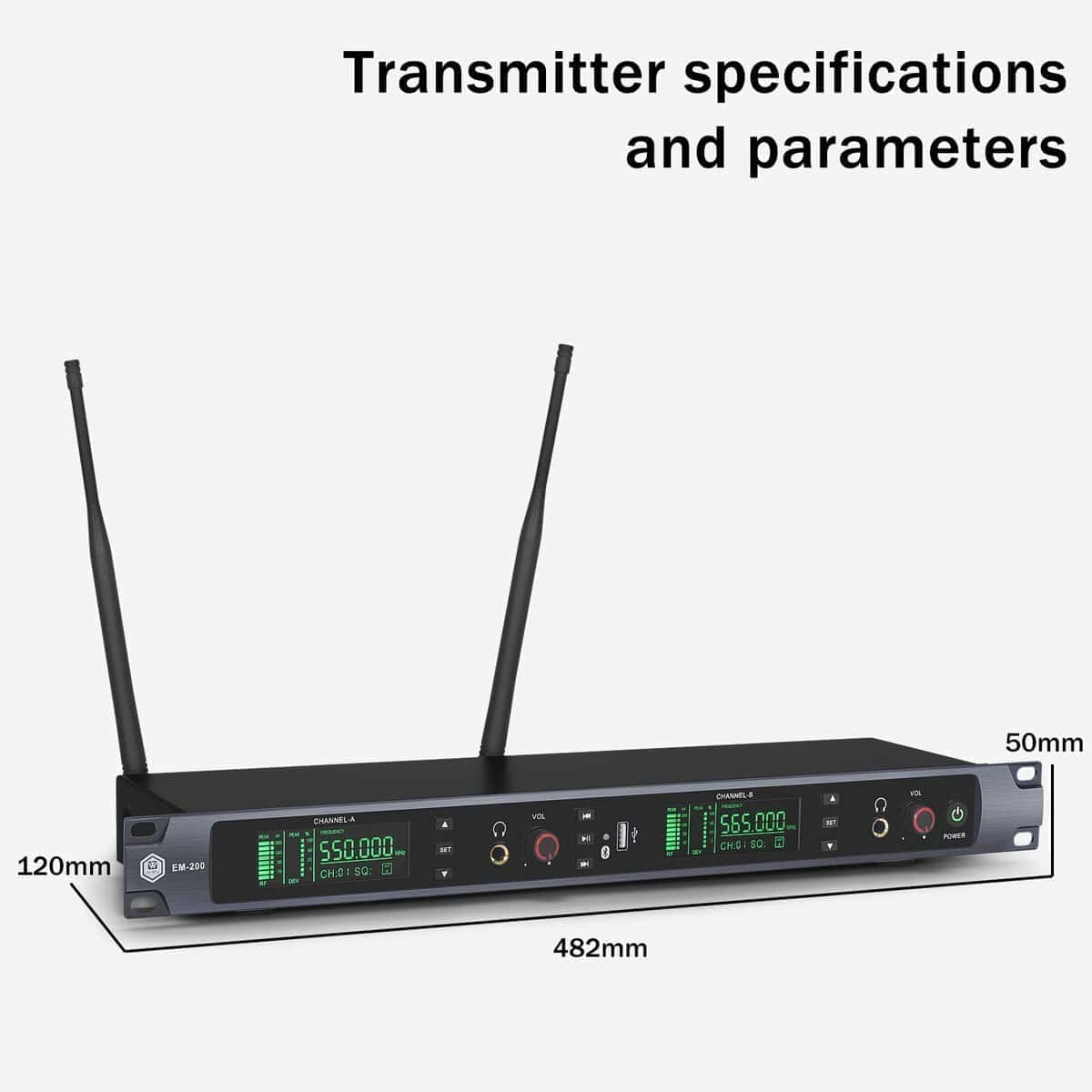 Sistema de monitorización inalámbrica EM200 UHF W IN-MIX - Imagen 10