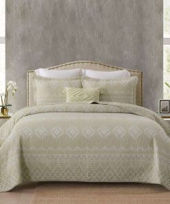 Juego de Edredón Queen Size Finlonte, 100% Algodón Liviano,