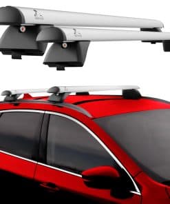 Barras Transversales del Portaequipajes del -Silver, Black