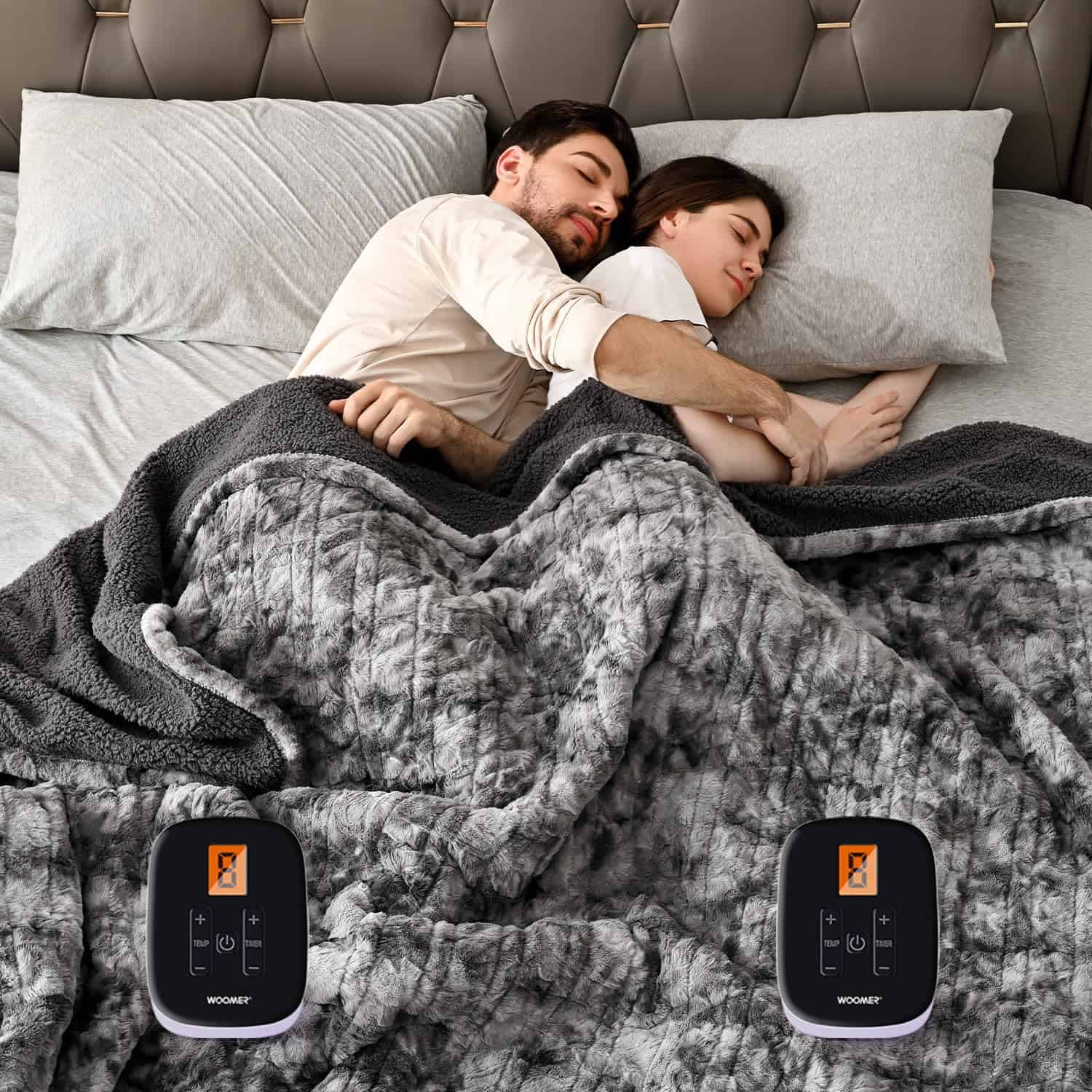 Manta Térmica Eléctrica tamaño King con Garantía de 5 Años,